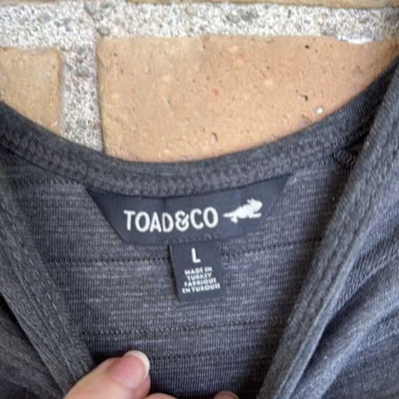 New Toad & Co Gray Sleeveless Dress - Picture 3 of 5